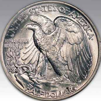 1946 50C Walking Liberty Half Dollar MS 65
