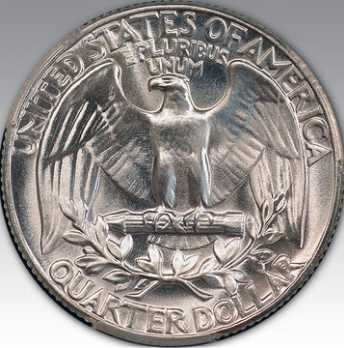 1951 25C Washington Quarter PR 67