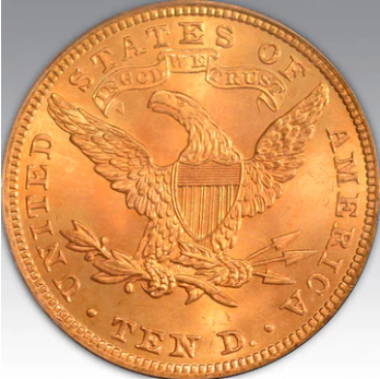 1901 $10 Liberty MS 65