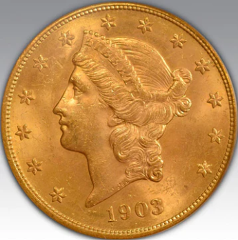 1903-S $20 Liberty MS 64