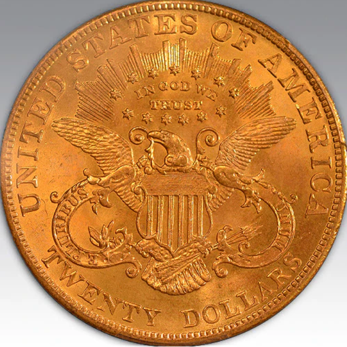 1904 $20 Liberty MS 65+