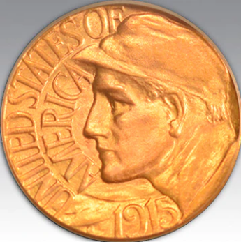 1915-S G$1 Panama-Pacific MS 66