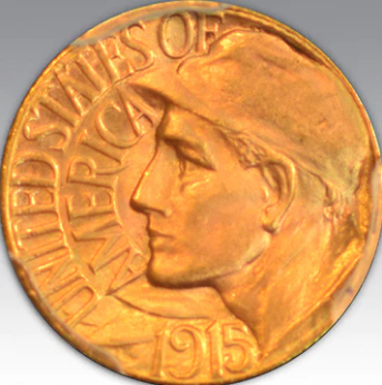 1915-S G$1 Panama-Pacific MS 66