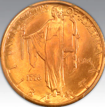 1926 $2.50 Sesquicentennial MS 66