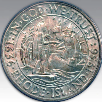 1936-S 50C Rhode Island MS 65