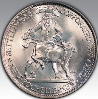 1938 50C New Rochelle MS 67