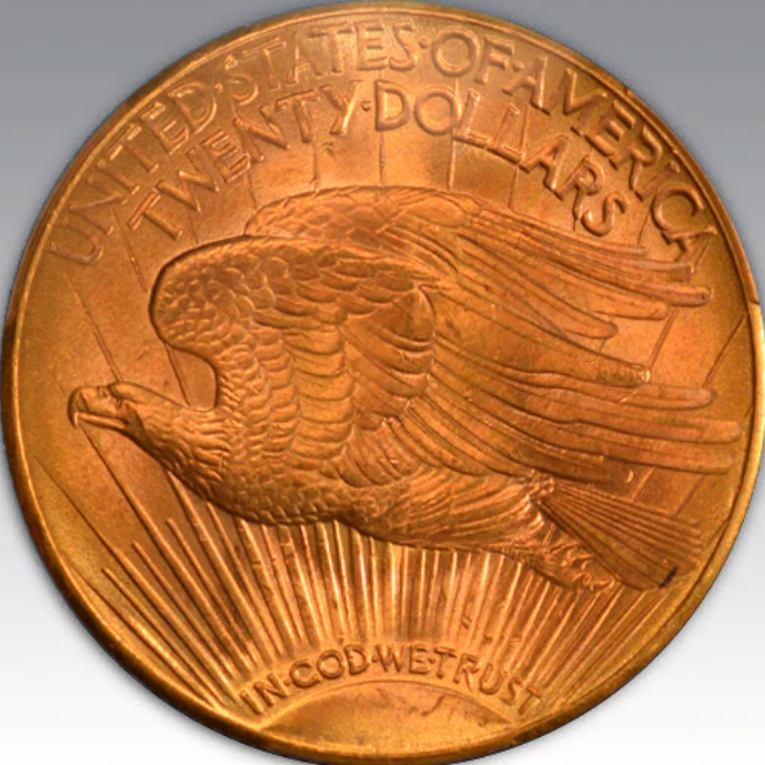 1923-D $20 St. Gaudens MS 66