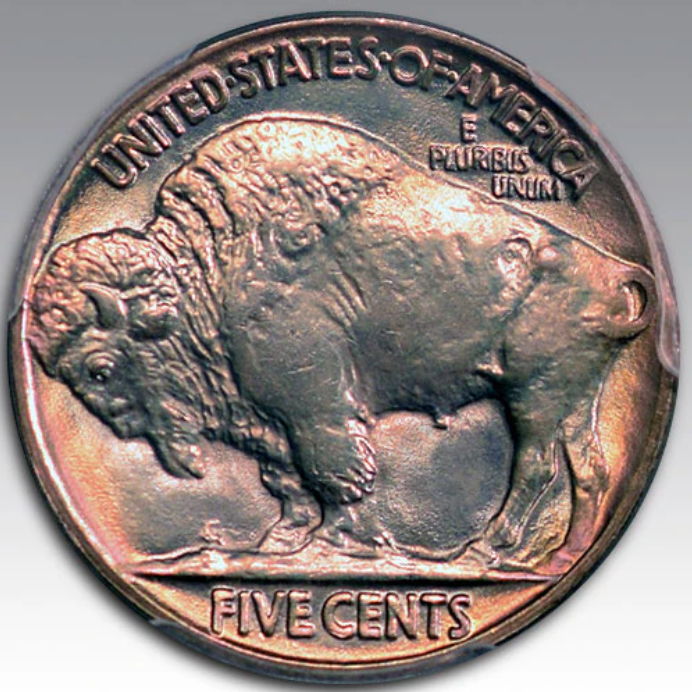 1929 5C Buffalo Nickel MS 67