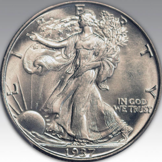 1937-D 50C Walking Liberty Half Dollar MS 67