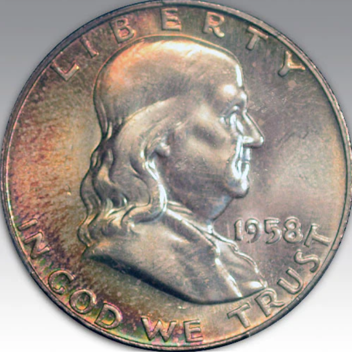 1958-D 50C Franklin Half Dollar MS 67+ FBL