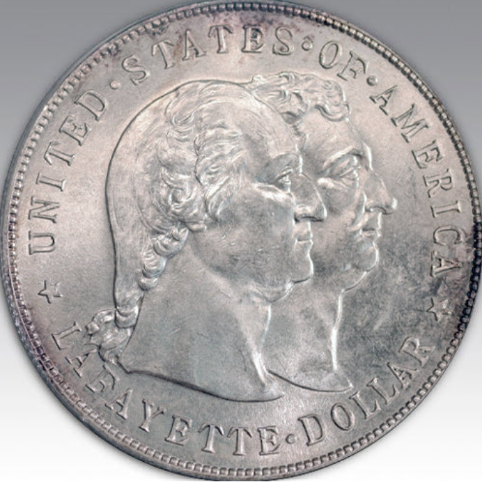 1900 $1 Lafayette MS 65