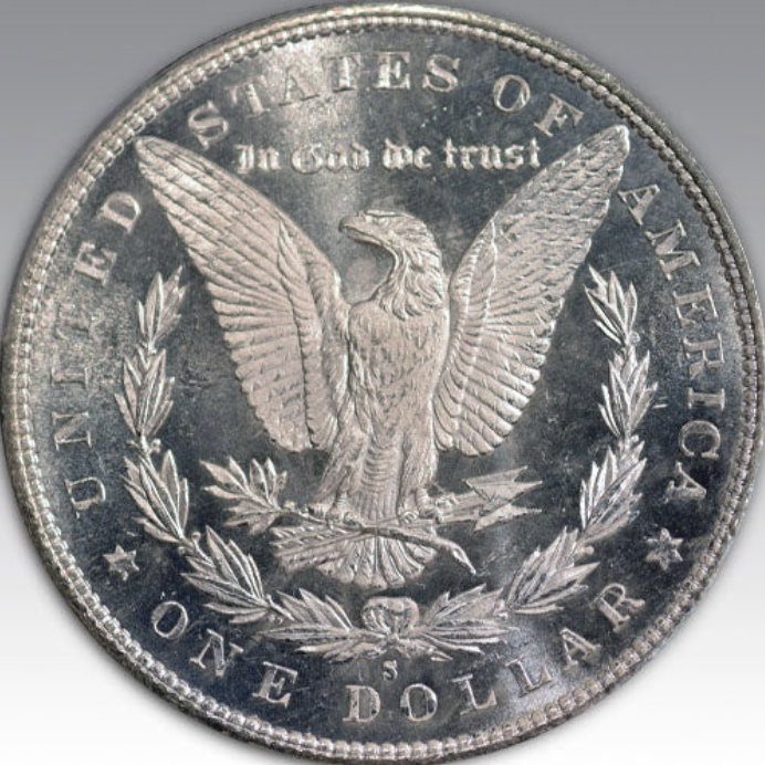1880-S $1 Morgan Dollar MS 67 DM
