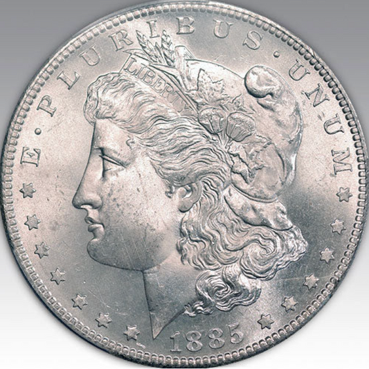 1885-S $1 Morgan Dollar MS 65