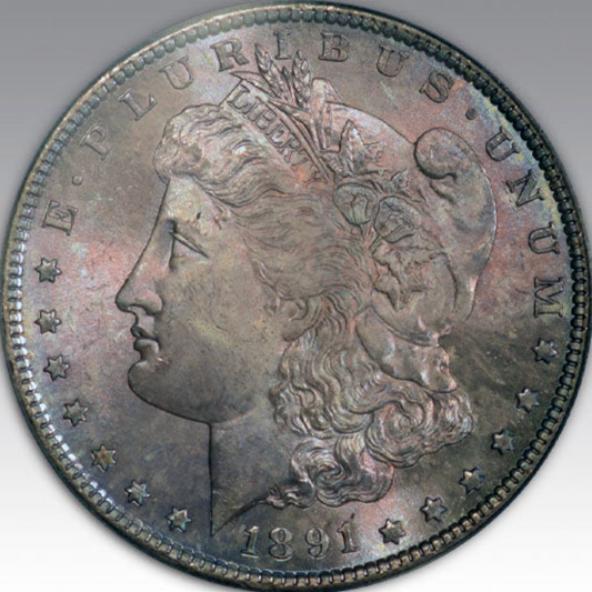 1891-S $1 Morgan Dollar MS 66