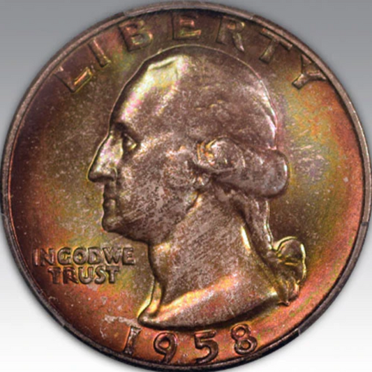 1958-D 25C  Washington Quarter MS 67+