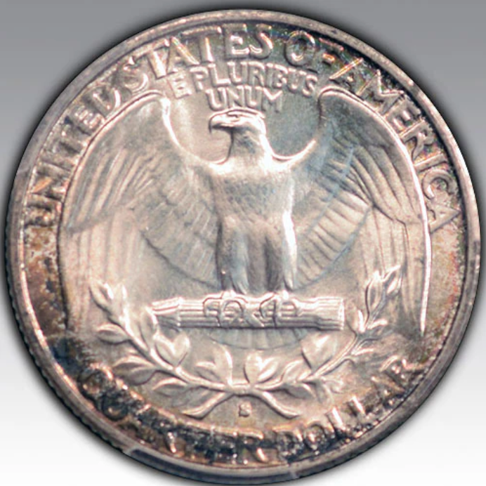 1932-S 25C Washington Quarter MS 66