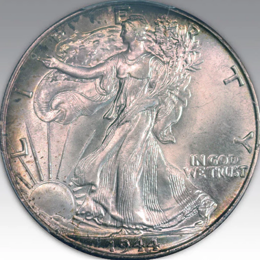 1944 50C Walking Liberty Half Dollar MS 67+
