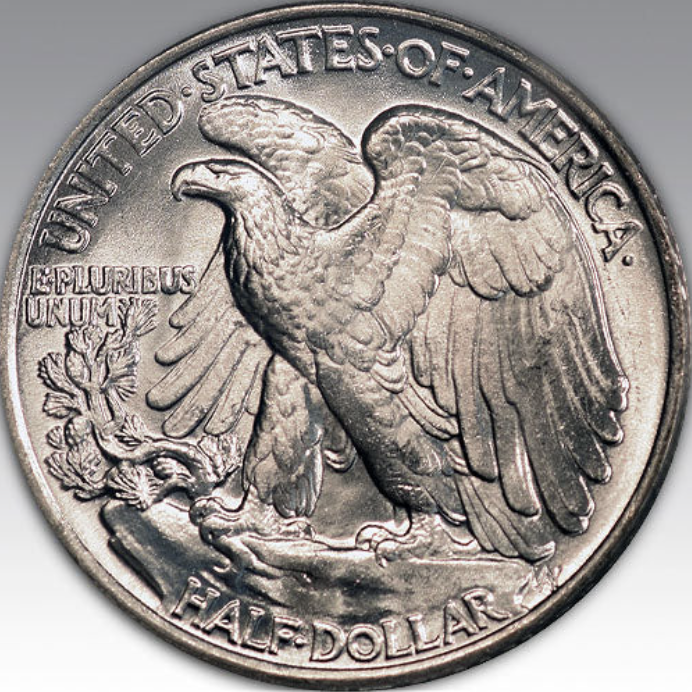 1947 50C Walking Liberty Half Dollar MS 65