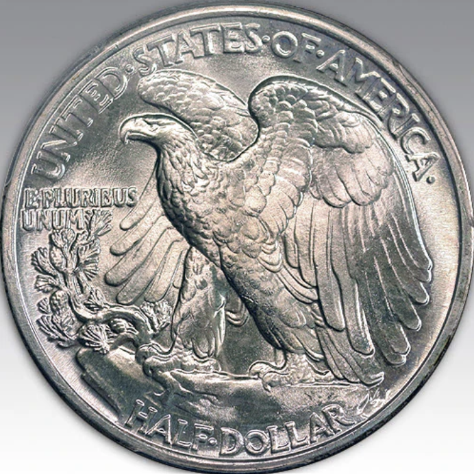 1940 50C Walking Liberty Half Dollar MS 68