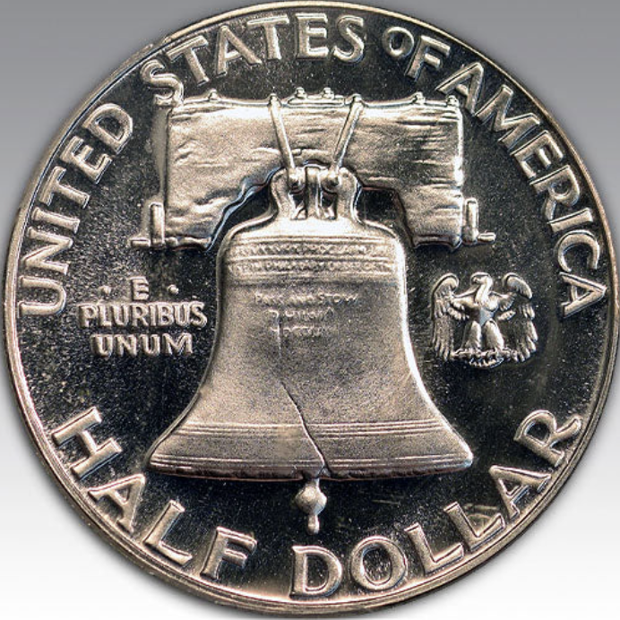 1953 50C Franklin Half Dollar PR 68 CA