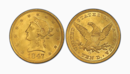 $10 Liberty (1838-1907)