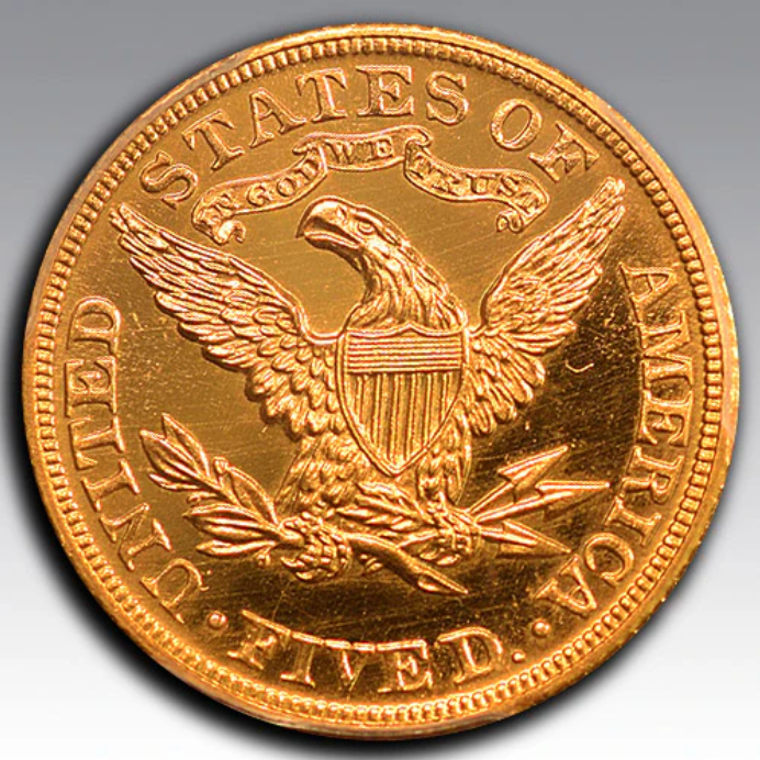 1904 $5 Liberty PR 65 CA