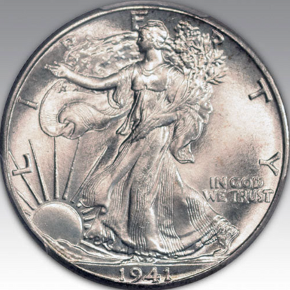 1941 50C Walking Liberty Half Dollar MS 67+