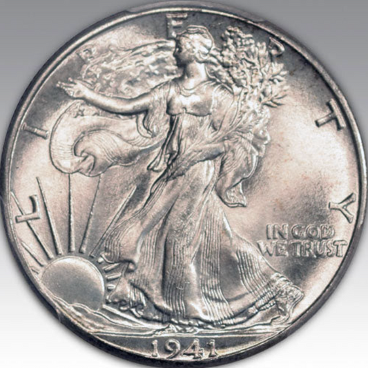 1941 50C Walking Liberty Half Dollar MS 67+