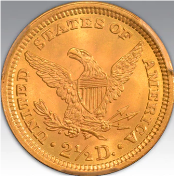 1896 $2.50 Liberty MS 67