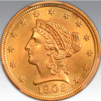 1902 $2.50 Liberty MS 67+