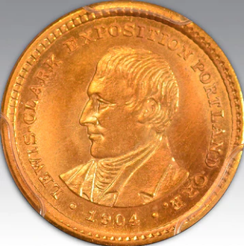 1904 G$1 Lewis and Clark MS 65