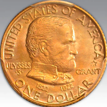 1922 G$1 Grant With Star MS 65