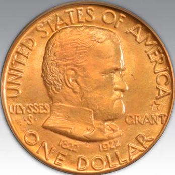 1922 G$1 Grant With Star MS 66