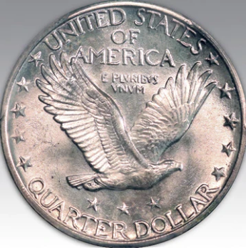 1925 25C Standing Liberty MS 66 FH