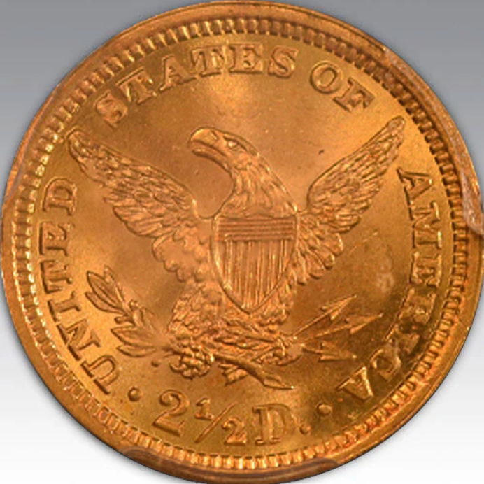 1896 $2.50 Liberty MS 65