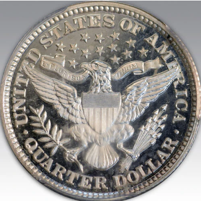 1892 25C Barber Quarter PR 67+ DC
