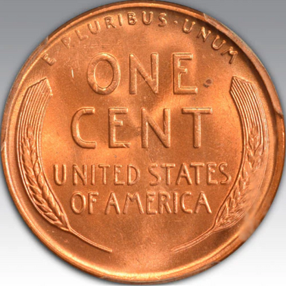 1955-D 1C Lincoln, MS 66 RD