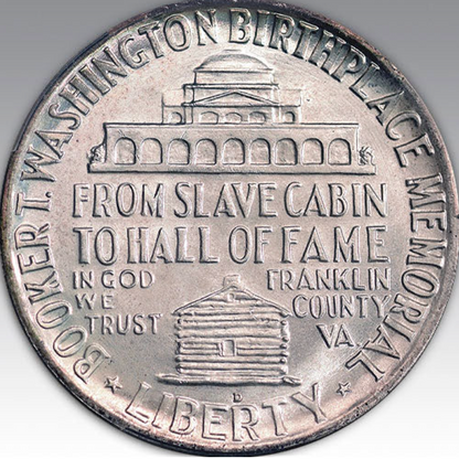 1950-D 50C Booker T. Washington MS 67