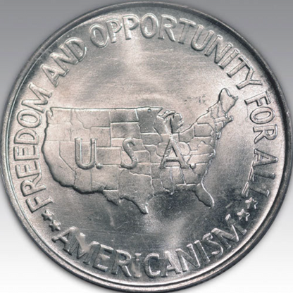 1954 50C Washington-Carver MS 65