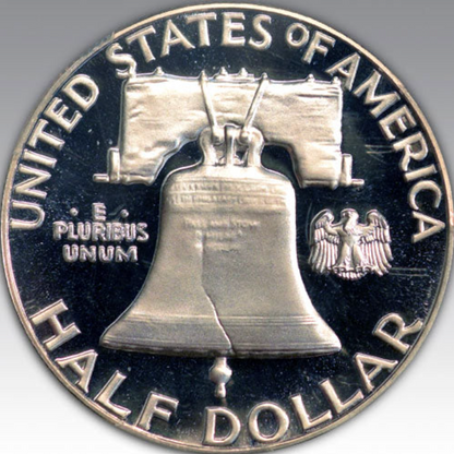 1961 50C Franklin Half Dollar PR 68 CA