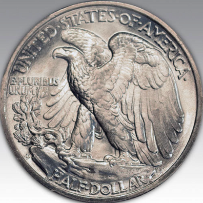 1937-D 50C Walking Liberty Half Dollar MS 67