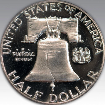 1959 50C Franklin Half Dollar PR 68 CA