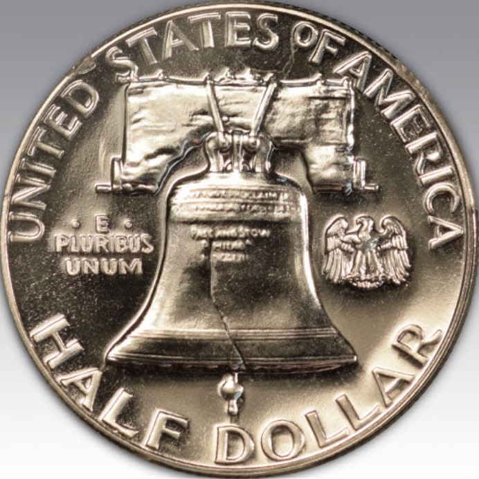 1960 50C Franklin Half Dollar PR 66