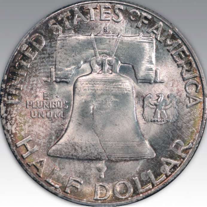 1951-S 50C Franklin Half Dollar MS 67+