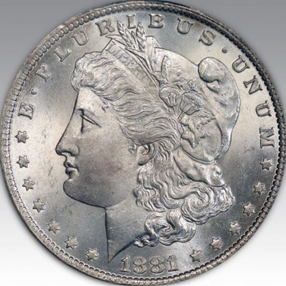 1881-O $1 Morgan Dollar MS 65+