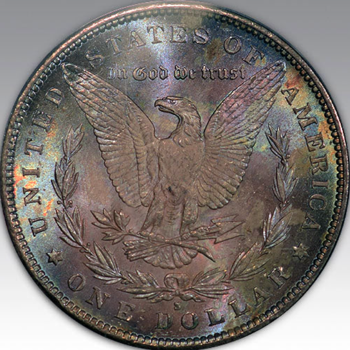 1891-S $1 Morgan Dollar MS 66