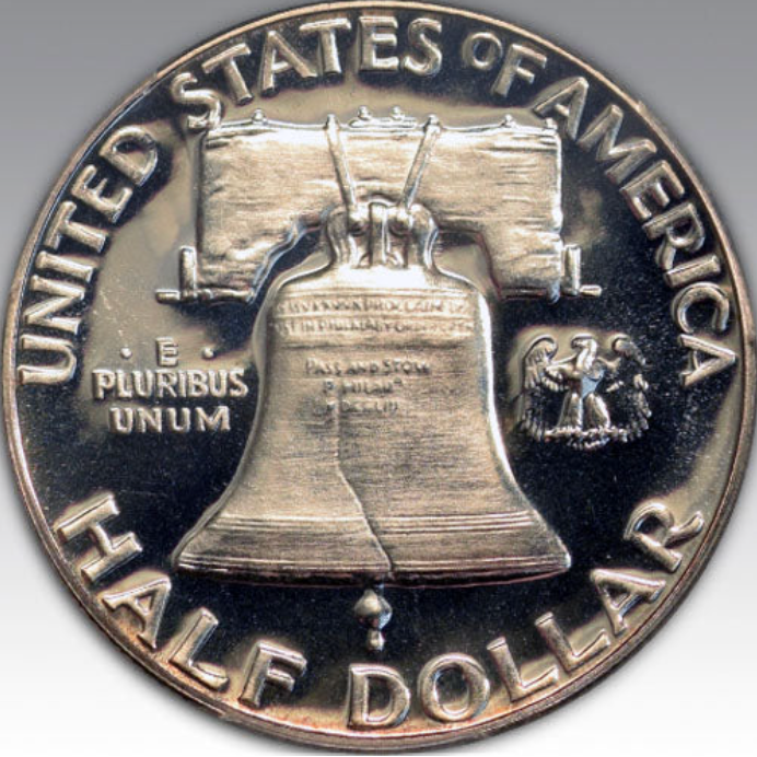 1953 50C Franklin Half Dollar PR 66