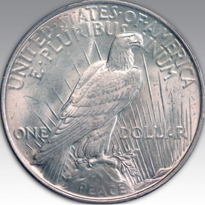 1927-D $1 Peace Dollar MS 65