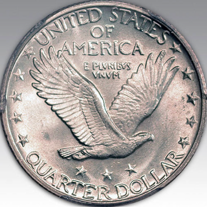 1926 25C Standing Liberty, MS 66 FH