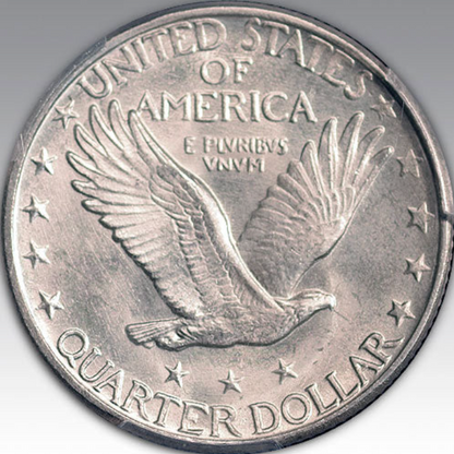 1927-D 25C Standing Liberty MS 66 FH